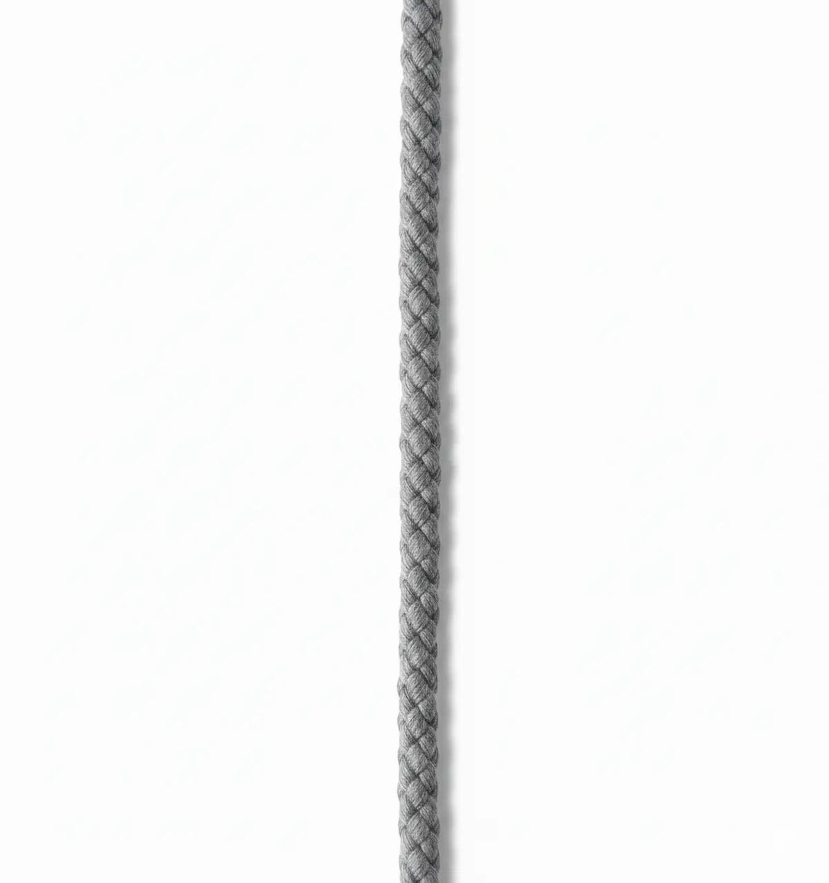 Kordel 10mm /1cm mittelgrau